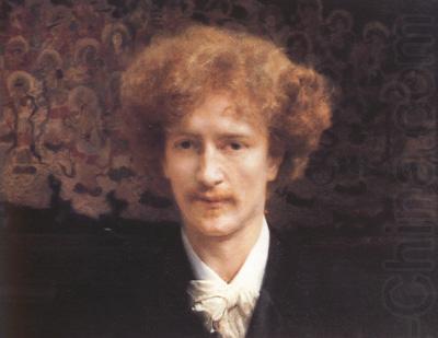 Alma-Tadema, Sir Lawrence Portrait of Ignacy Jan Paderewski (mk23) china oil painting image